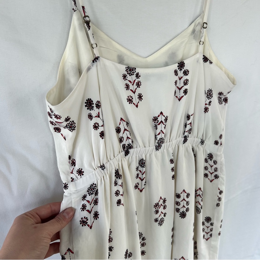 Madewell Sandstar Dress Women's Size 6
Silk Floral Spaghetti Strap White - Picture 5 of 7